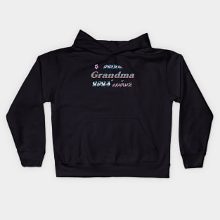 Tie Dye Proud Grandma of a 2023 Senior Graduate Class 2023 Kids Hoodie